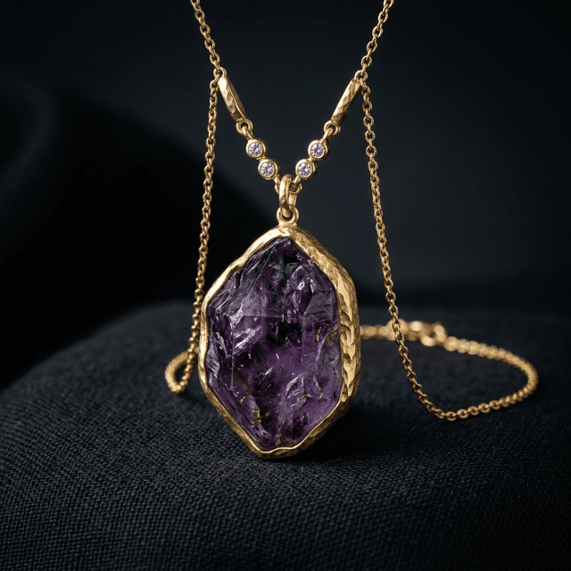 Colar Drusa Ametista